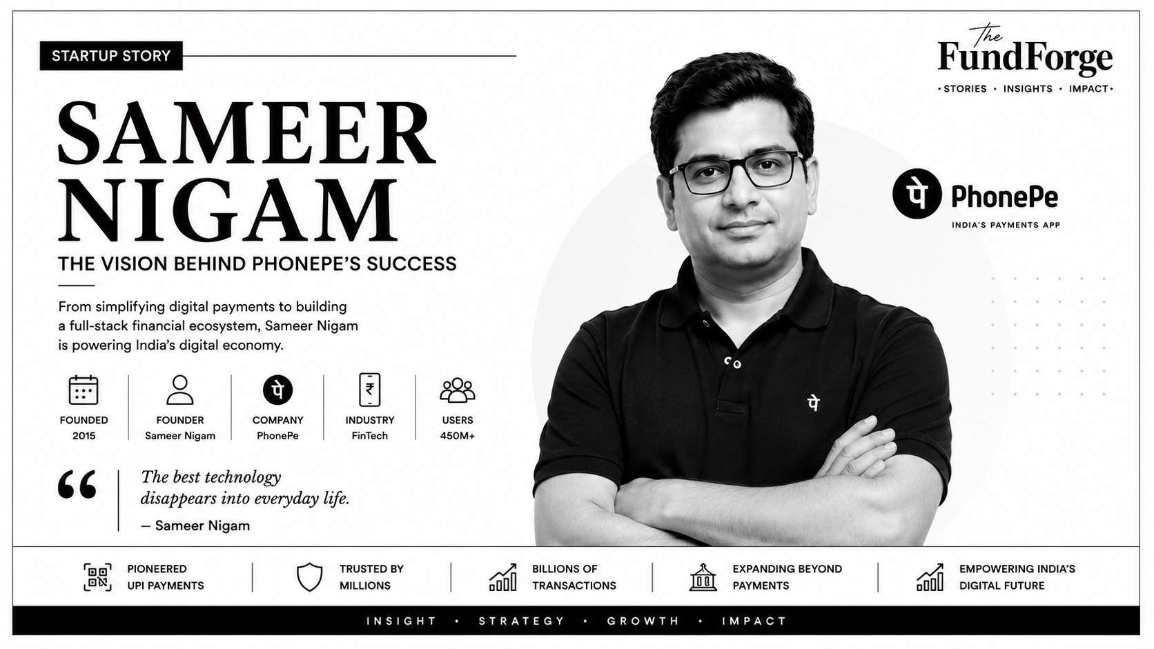 Sameer Nigam Startup Story: Building PhonePe Into India's FinTech Leader