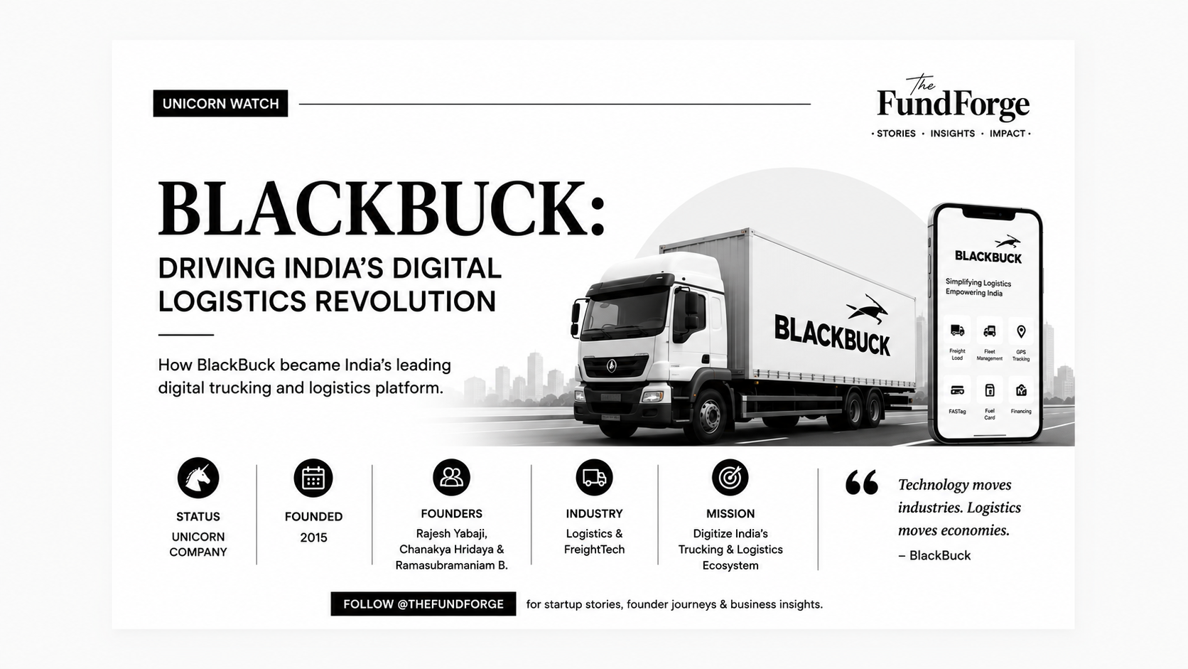 BlackBuck Success Story: Building India's Logistics Unicorn