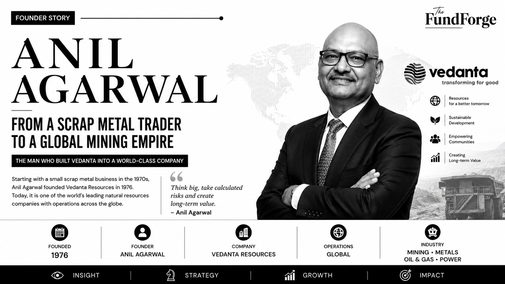 Anil Agarwal Story: From Scrap Metal Trader to Global Mining Leader