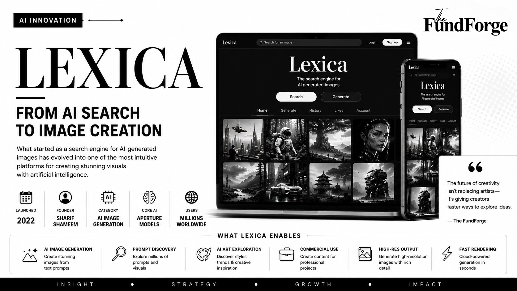 LEXICA : FROM AI SEARCH TO IMAGE CREATION