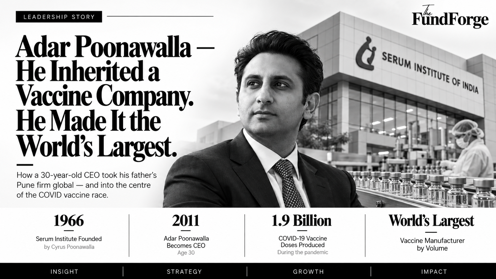 The Heir Who Scaled a Pune Vaccine Maker to Serve the World