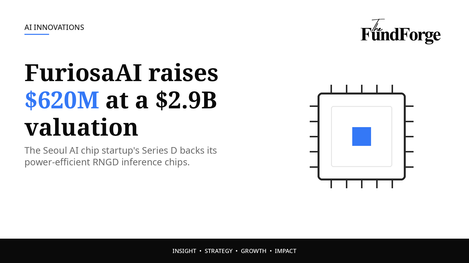 FuriosaAI raises $620M Series D at $2.9B valuation for AI inference chips